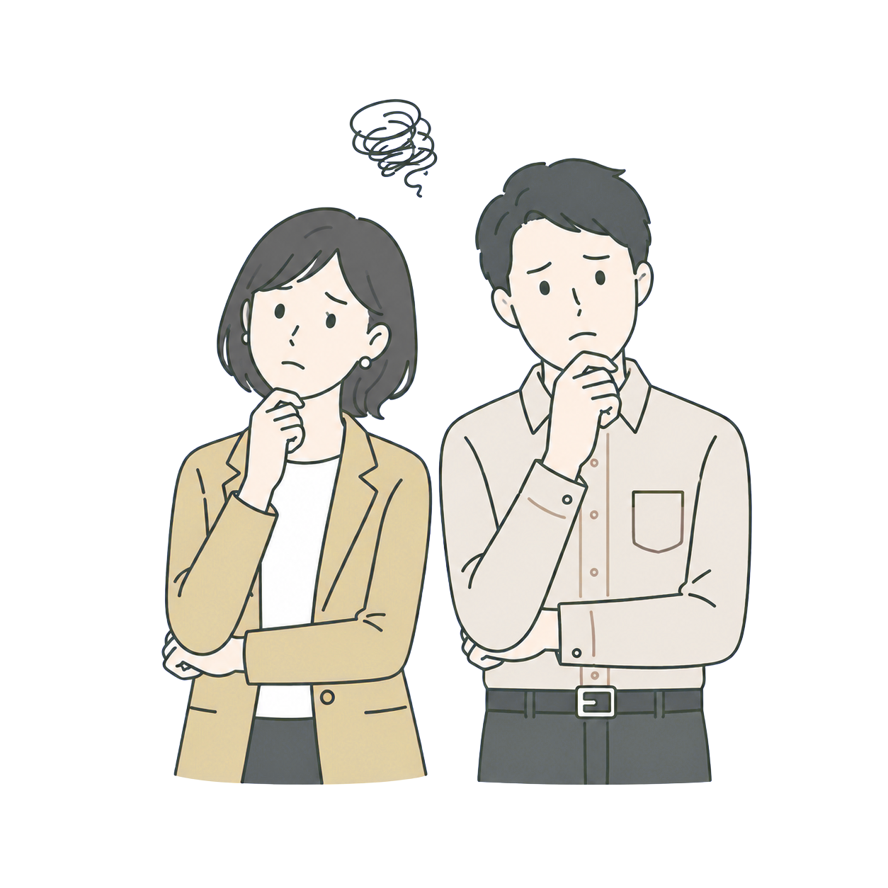 アメブロ運用に悩んでいる人物イメージ