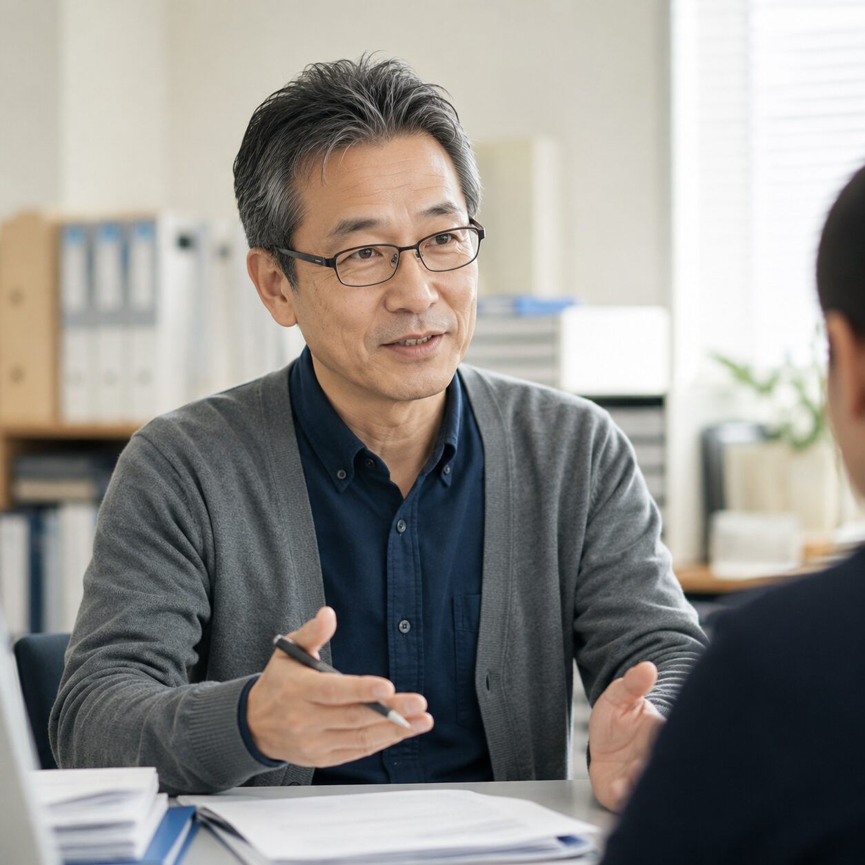 50代男性・キャリア相談員のお客様の写真